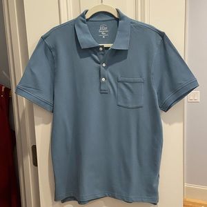 J Crew Men’s Stretch Pique Polo Shirt